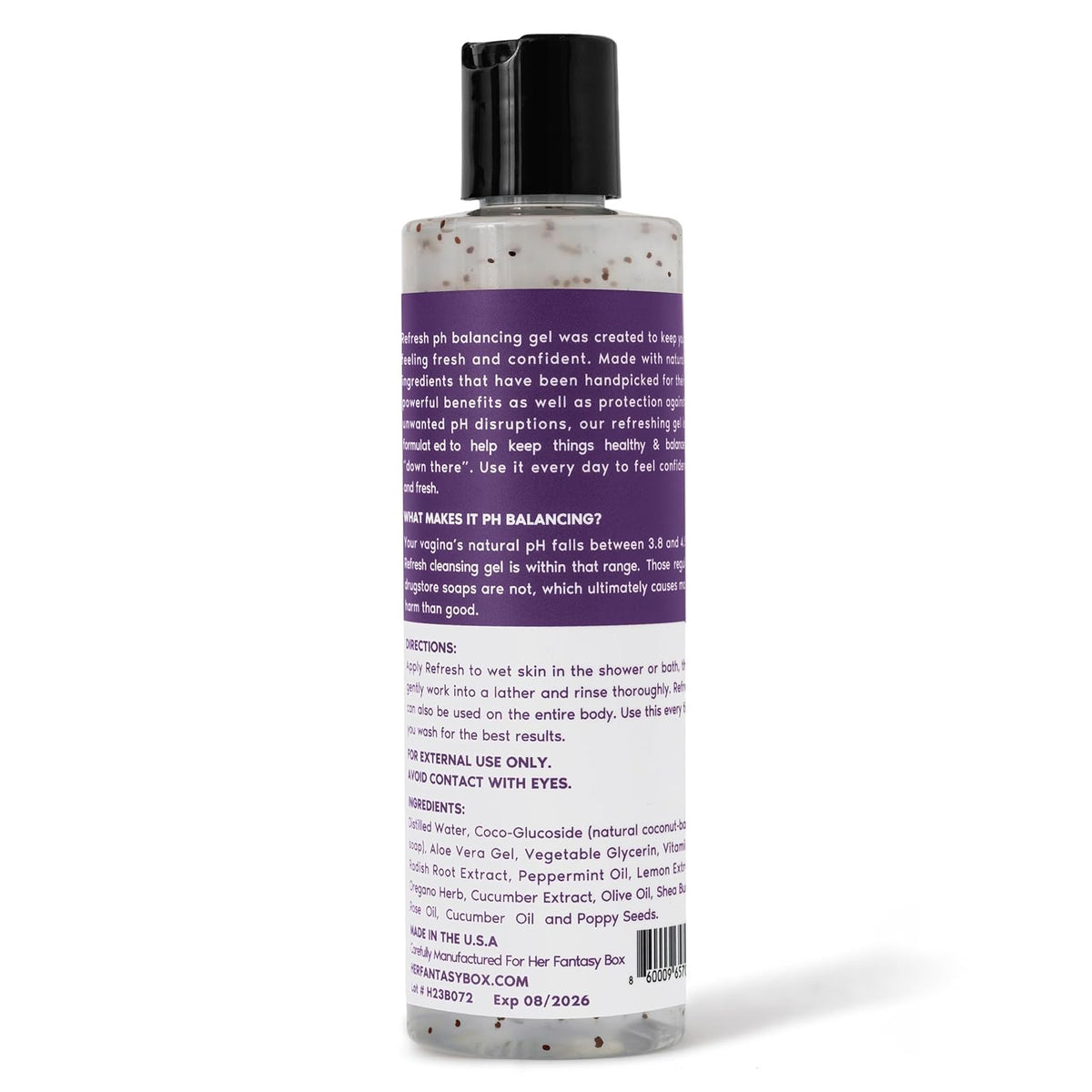 Her Fantasy Box Gel Douche Équilibrant pH 635g avec ingrédients naturels