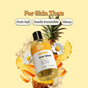 Her Fantasy Box Huile Corporelle Hydratante Ananas 249g texture