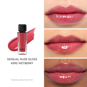 HERA gloss à lèvres sensuel #390 Wet Berry arrière vue