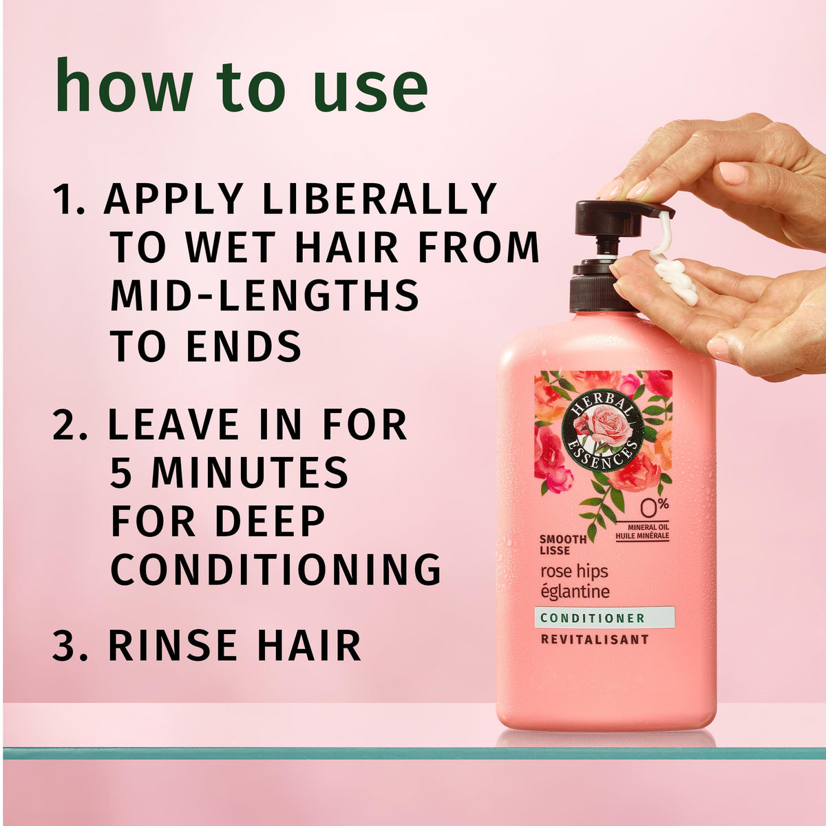 Herbal Essences Après-shampooing Smooth texture crémeuse