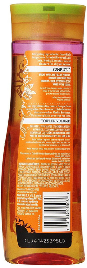 Herbal Essences Shampooing Volume Corps Envy 10,1 oz vue arrière