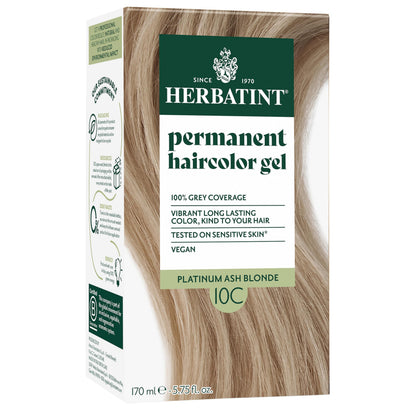 Herbatint 10C Blonde Cendré coloration permanente vue avant