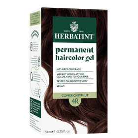 Herbatint 4R Châtaigne Cuivrée coloration permanente avant application