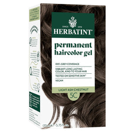 Herbatint 5C Châtaigne Clair Cendre avant application