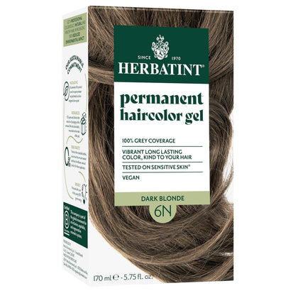 Herbatint 6N Blonde Foncé avant application