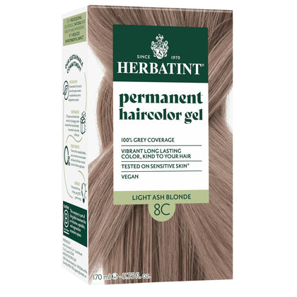 Herbatint 8C Blonde Cendrée Teinture Capillaire vue de face