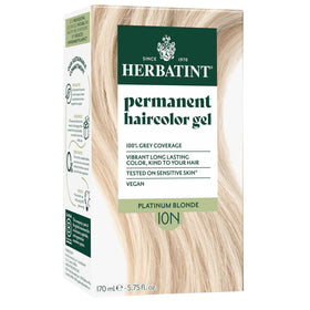 Herbatint Teinture Capillaire Permanente 10N Blonde Platine avant l'application