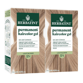 Herbatint Teinture Capillaire Permanente 8N Blonde Clair - emballage avant