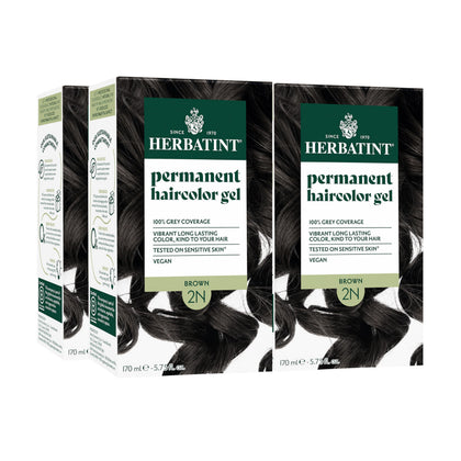 Herbatint Teinture Cheveux Permanente 2N Marron packaging