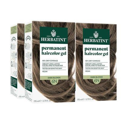 Herbatint teinture cheveux permanente 6N blonde foncée pack avant