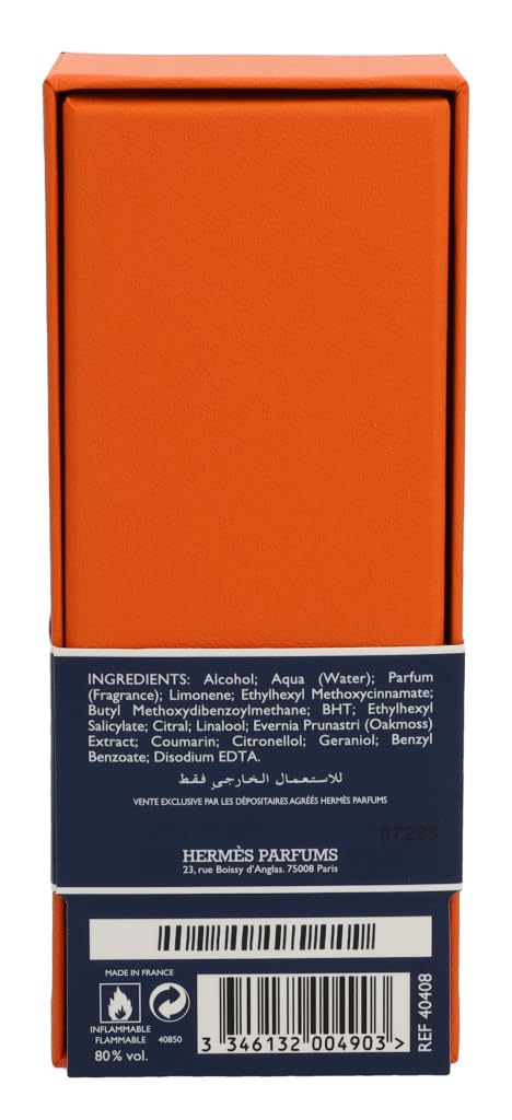 Hermès Eau De Citron Noir emballage extérieur