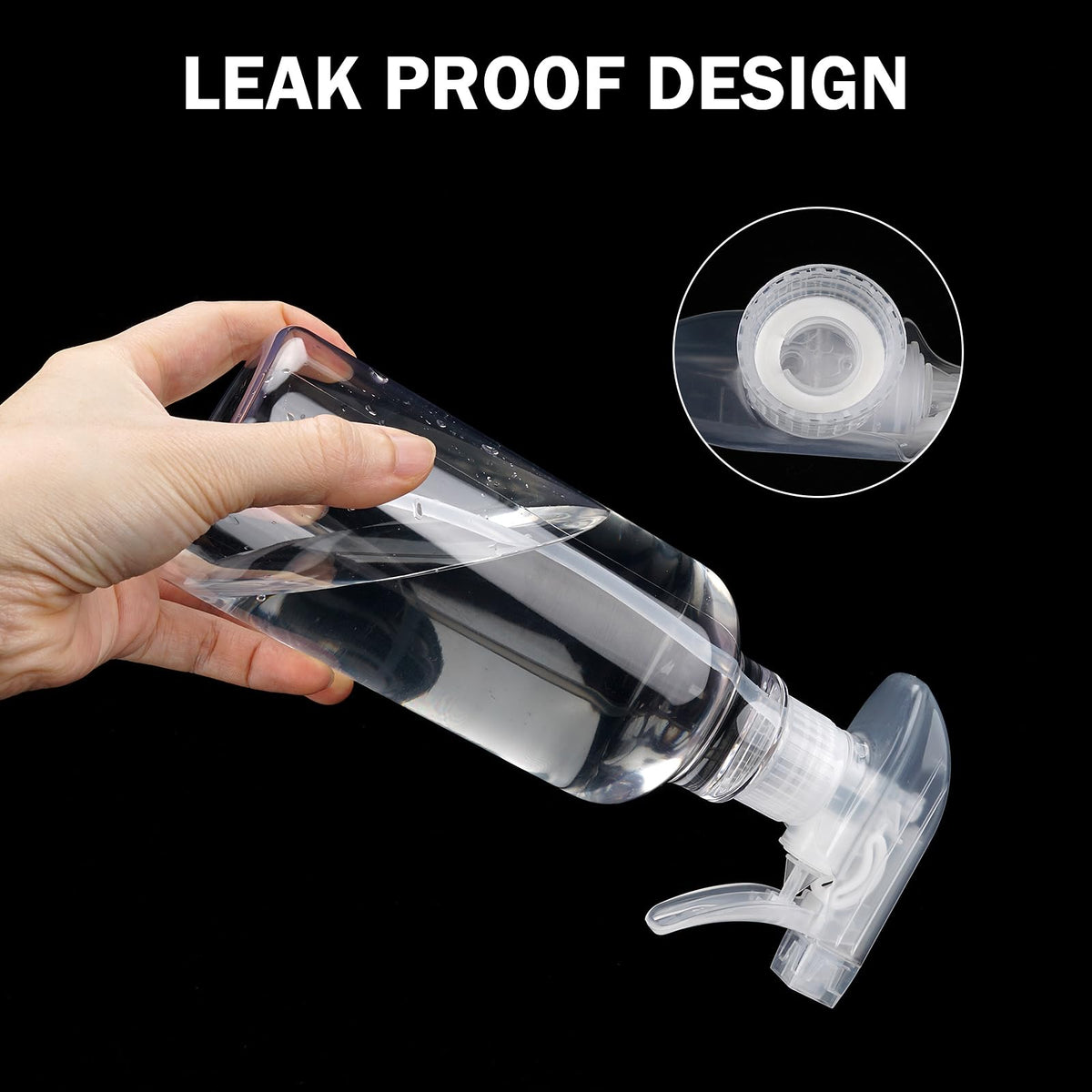 Hethyo Bouteille Spray en plastique durable