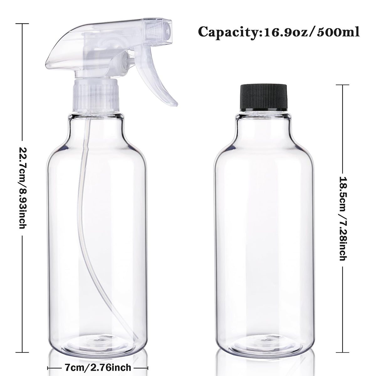 Hethyo Bouteilles Spray pour usage domestique et professionnel