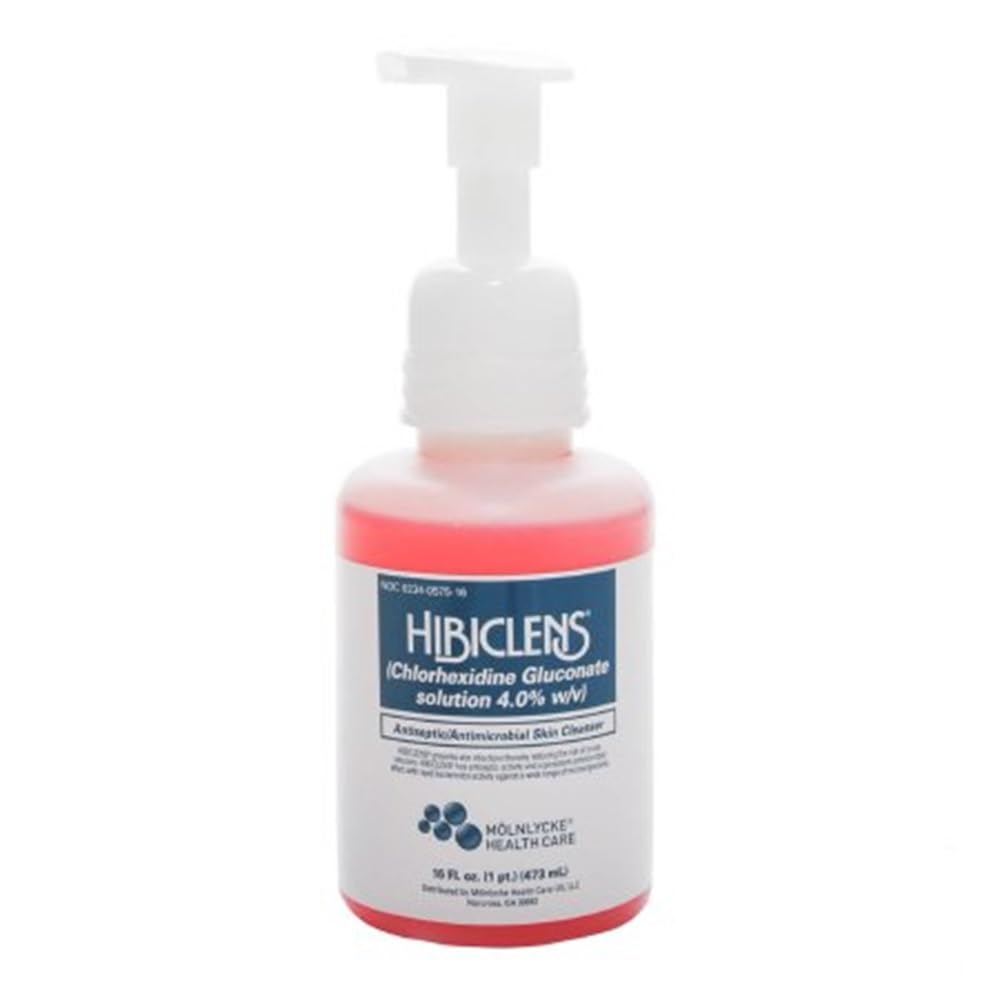 Hibiclens savon antimyco bien liquide 16 Fl Oz, emballage et détails du produit