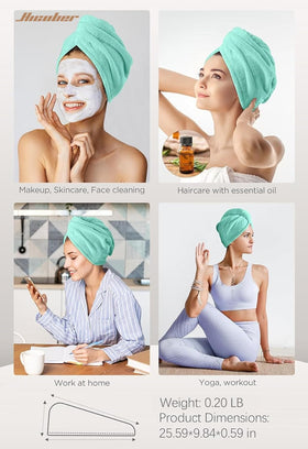 Hicober serviette microfibre en utilisation pendant le maquillage