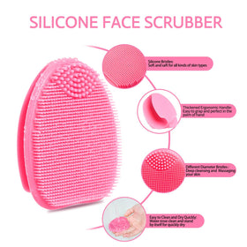 HIEERBUS brosse de nettoyage visage en silicone en utilisation