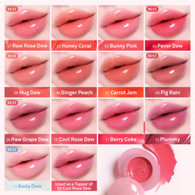 HINCE Raw Glow Dewy Ball GINGER PEACH avec son emballage