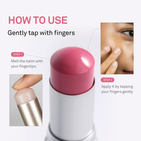 HINCE True Dimension Radiance Balm, utilisation sur les lèvres