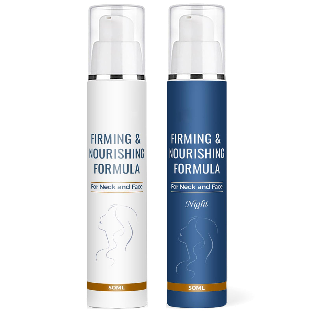 Hlonns crème de jour et nuit 50ml avant et arrière