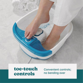 Homedics Spa de Pieds Bubble Mate en présentation