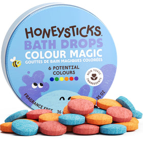 Honeysticks tablettes de couleur pour baignoire, boîte avec 36 gouttes