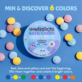 Honeysticks, tablettes de couleur pour enfants, sans parfum