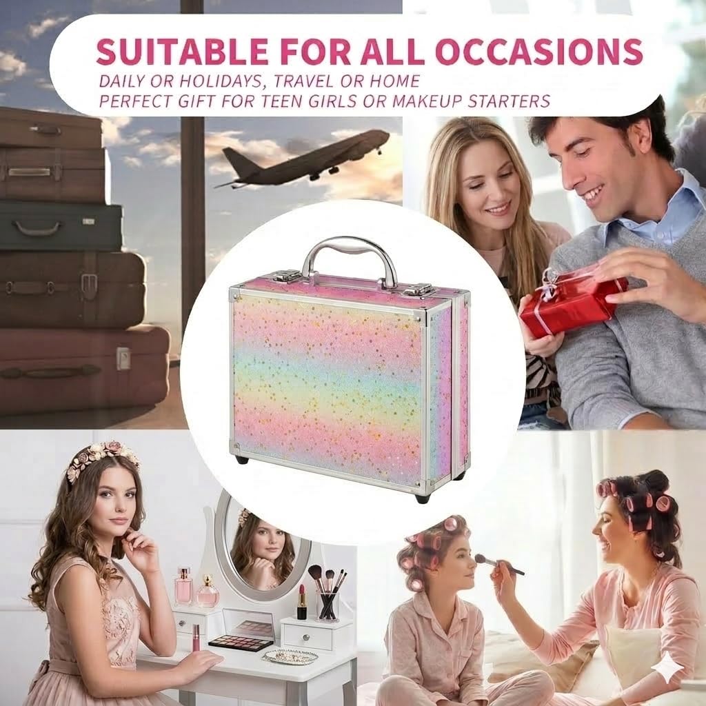 Hot Sugar Kit de Maquillage présentant divers produits cosmétiques