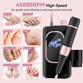 Hoxida perceuse à ongles et son câble de chargement Type-C