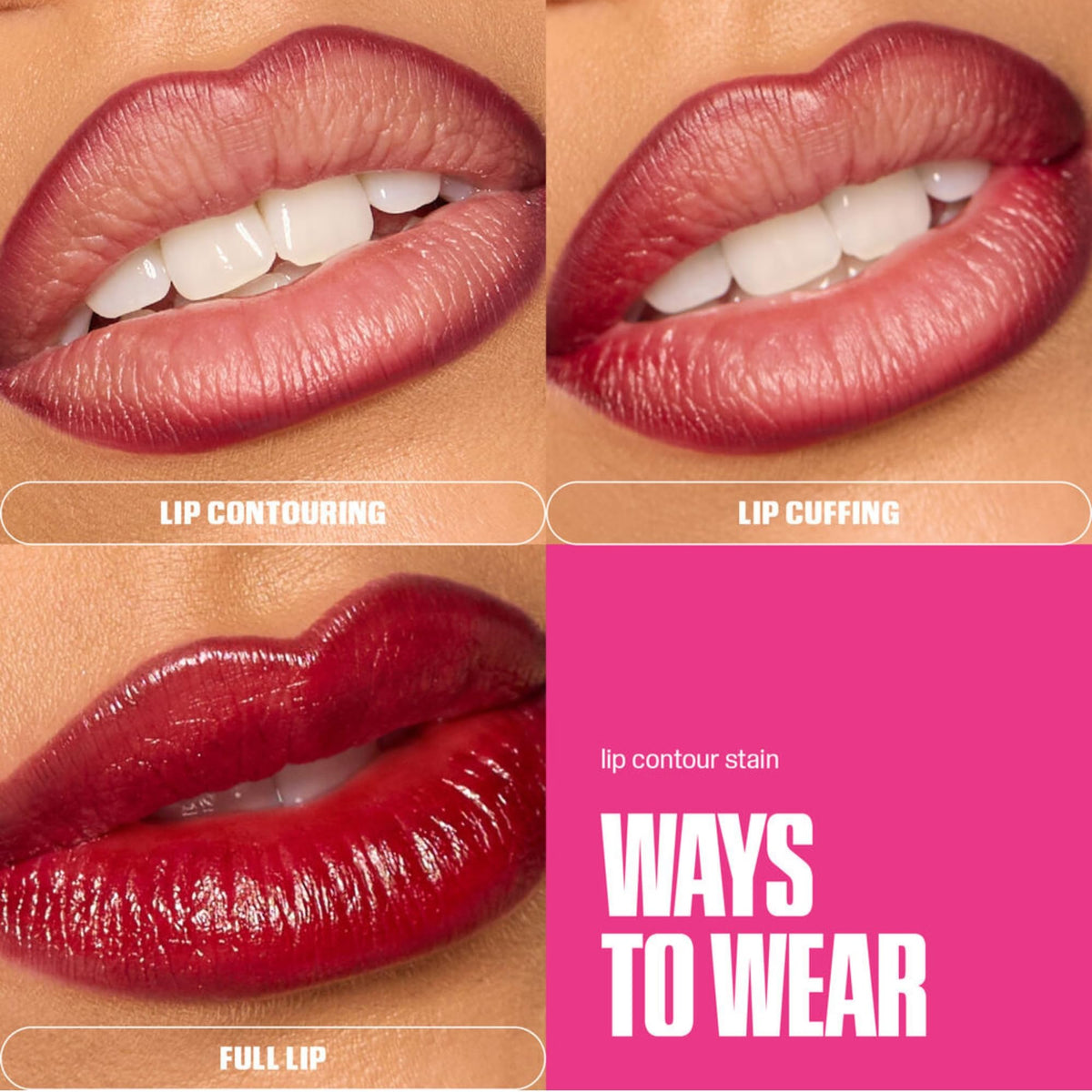 Huda Lip Contour Stain Lip Tint hand holding