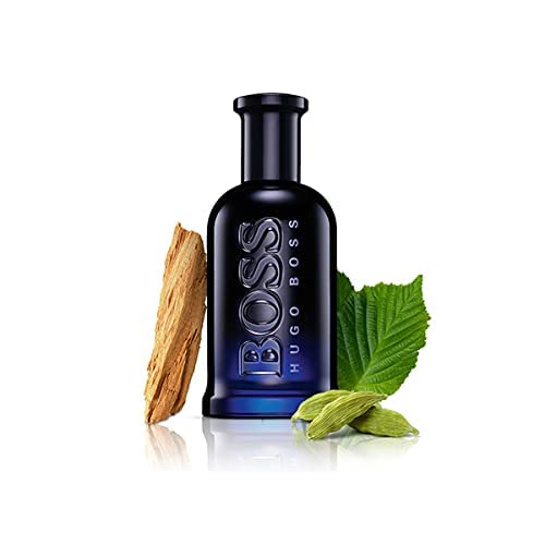 Hugo Boss Bottled Night 200ml en ambiance nocturne