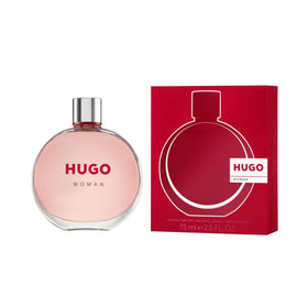Hugo Boss Deep Red Eau de Parfum 75ml flacon arrière montrant les courbes