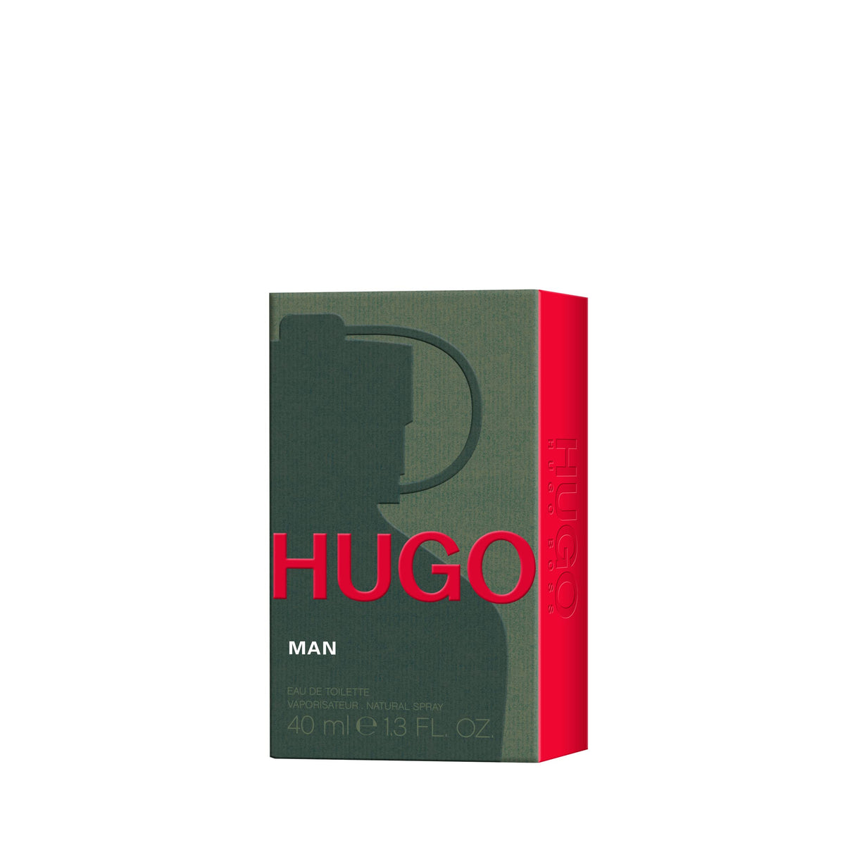 Hugo Boss Hugo Man Eau de Toilette 141g profil du flacon