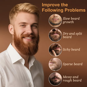 Huile à barbe à la vanille XIKEZAN en flacon