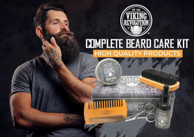 Huile à barbe sans parfum du kit de barbe Viking Revolution