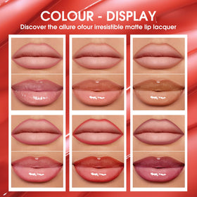 Huile à lèvres brillante couleur corail du kit BestLand