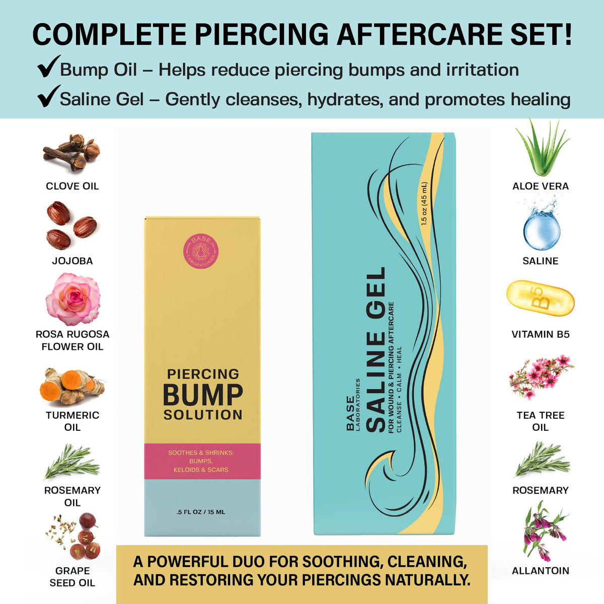 Huile Bump & Keloid de BASE LABORATORIES vue de face