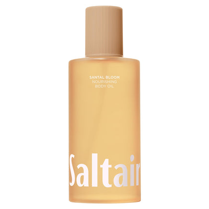 Huile corporelle Jumbo Santal Bloom Saltair vue de face avec étiquette