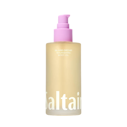Huile corporelle Saltair 4 fl oz vue avant avec étiquette