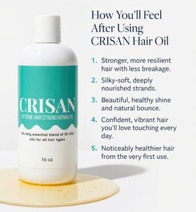 Huile CRISAN sur un fond naturel