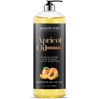 Huile d'Abricot Majestic Pure 450ml vue de face