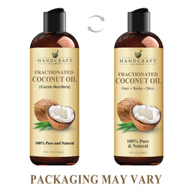Huile de coco fractionnée Handcraft Blends dans un environnement de soins de beauté