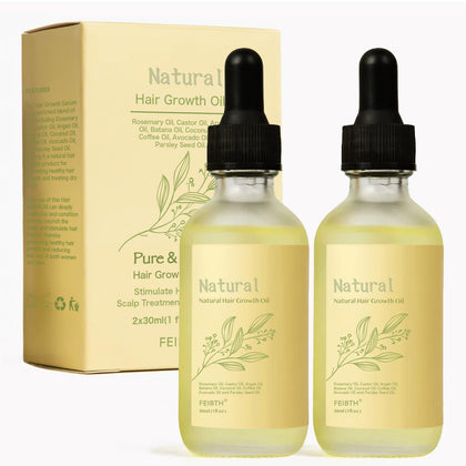 Huile de croissance capillaire BabyFaceDiary 60ml au romarin, vue avant