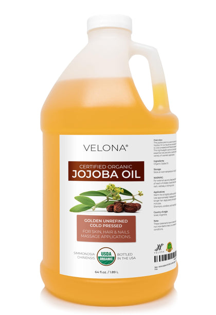 Huile de Jojoba Bio velona 64 fl oz vue de face