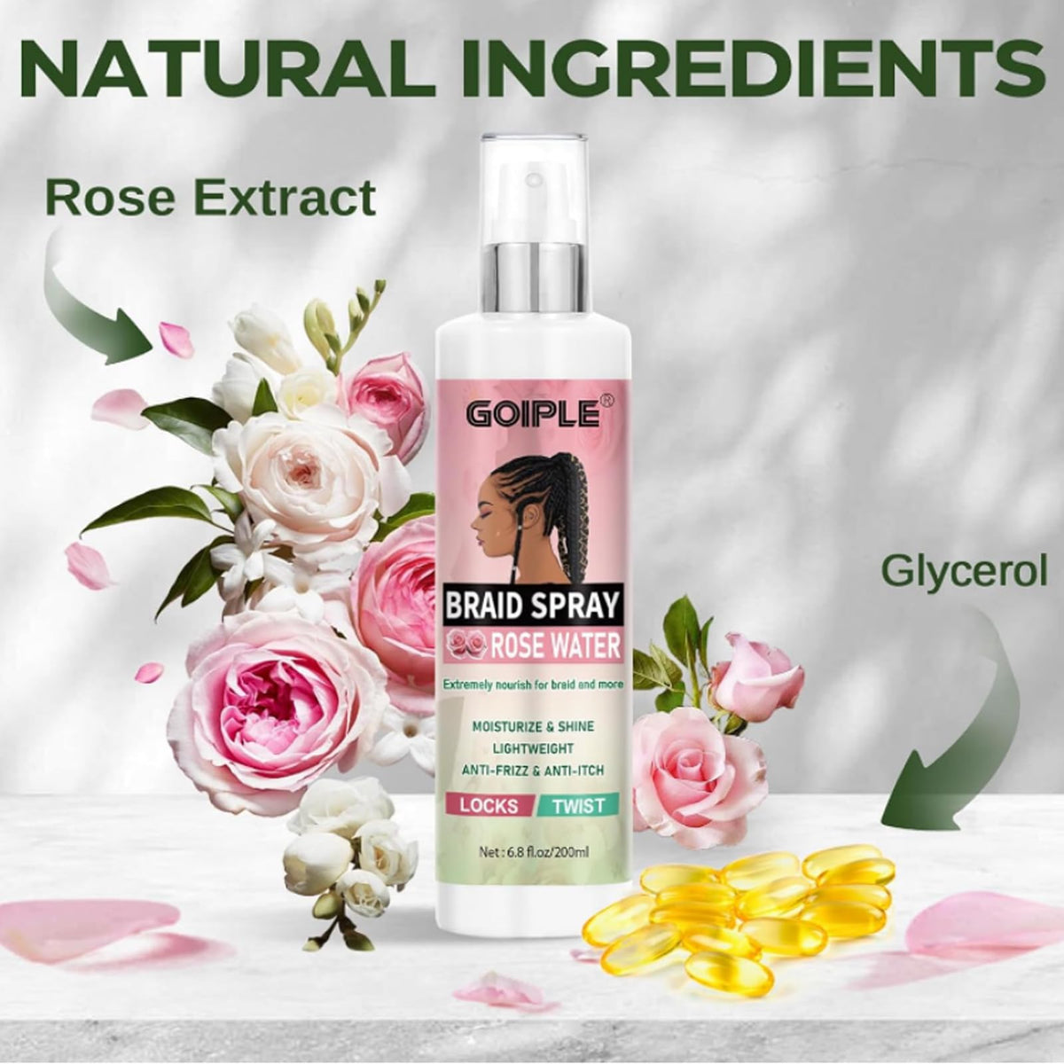 Huile de romarin Goiple 30 ml avec étiquette