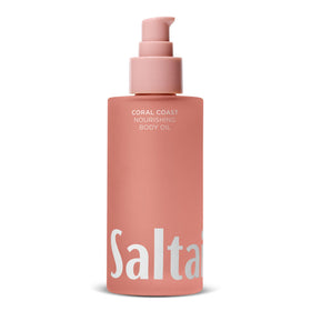 Huile Nourrissante Saltair 118 ml vue avant avec texture soyeuse
