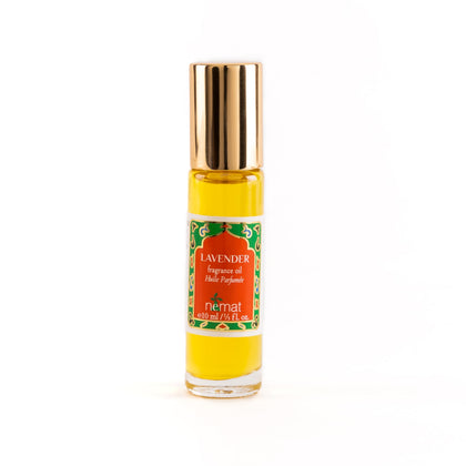 Huile Parfumée Lavande Nemat Roll-On 10 ml en bouteille en verre
