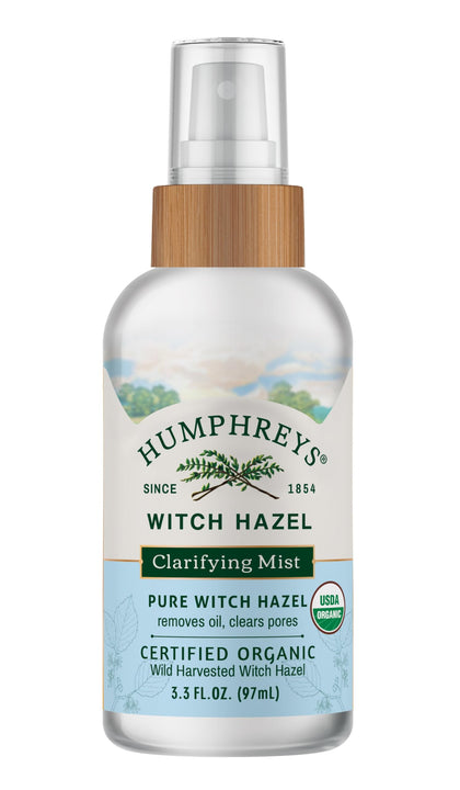 Humphreys Tonique Clarifiant à l'Hydrolat de Hamamélis Bio 100 ml devant
