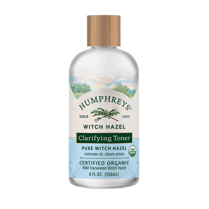 Humphreys Tonique Clarifiant à l'Hydrolat de Hamamélis Bio 240 ml vue de face