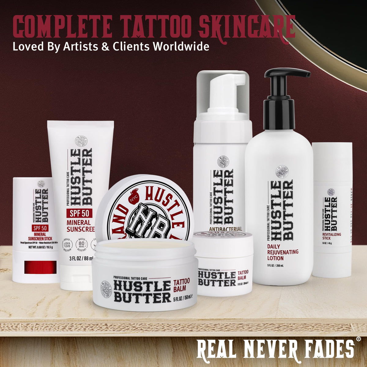 Hustle Butter Deluxe Crème Solaire Après-Tatouage en vacances