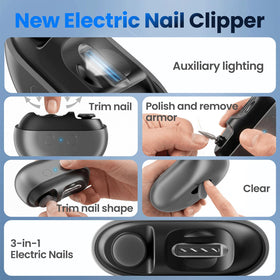 Hypoet coupe-ongles électrique avec accessoires supplémentaires